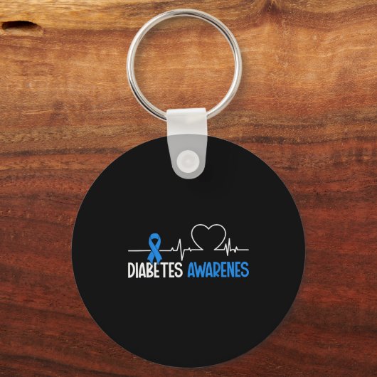 Diabetes Awareness Day World Diabetes Month  Sleutelhanger (Voorkant)