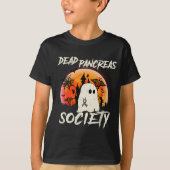 Diabetes Awareness Dead Pancreas Society Halloween T-shirt (Voorkant)