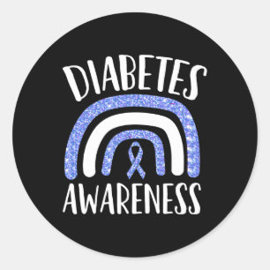 Diabetes Awareness Diabetes Type 1 Pancreas Dispre Ronde Sticker