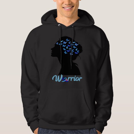 Diabetes Awareness Diabetic Warrior T1D Diabetic S Hoodie (Voorkant)