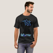 Diabetes Awareness Diabetic Warrior T1D Diabetic S T-shirt (Voorkant volledig)