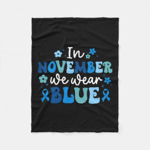 Diabetes Awareness Fun Diabetes Warrior Fleece Deken