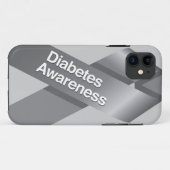Diabetes Awareness iPhone case (Achterkant (horizontaal))