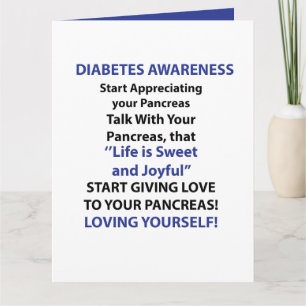 Diabetes Awareness Kaart