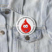 Diabetes Awareness Maand Ronde Button 7,6 Cm (In situ)