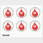 Diabetes Awareness Maand Ronde Sticker (Vel)