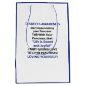 Diabetes Awareness Medium Cadeauzakje (Voorkant)
