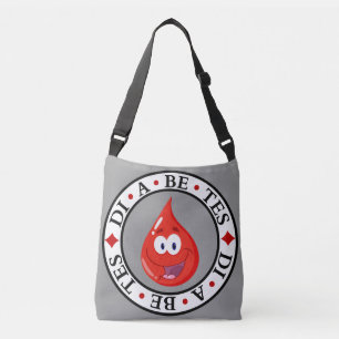Diabetes Awareness Messenger Bag Crossbody Tas