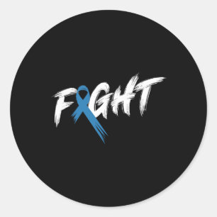 Diabetes Awareness Month Fight T1 T2 Ronde Sticker