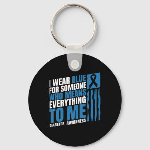 Diabetes Awareness Month Messy Bun Moeder T1 T2 Sleutelhanger