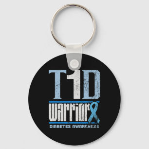 Diabetes Awareness Month T1d Diabetes Warrior Sleutelhanger