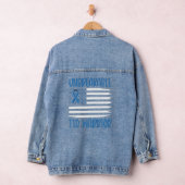 Diabetes Awareness Onbreekbare T1D Warrior Premium Denim Jacket (Hangar)