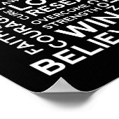 Diabetes Awareness Ondersteuning Maand Walk T-shir Poster (Hoek)