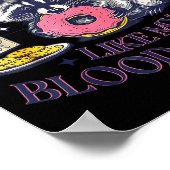 Diabetes Awareness Racoon Feral Like My Blood Suga Poster (Hoek)