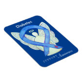 Diabetes Awareness Ribbon Angel Art Fridge Magnet Magneet (Rechterzijde)