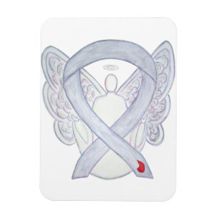 Diabetes Awareness Ribbon Angel NIDDM Magnet Magneet