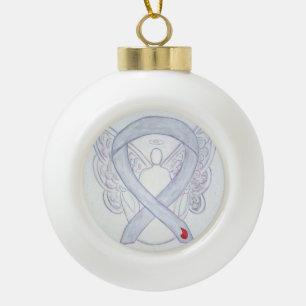 Diabetes Awareness Ribbon Angel Ornaments Keramische Bal Ornament