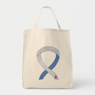 Diabetes Awareness Ribbon Custom Art Canvas tas