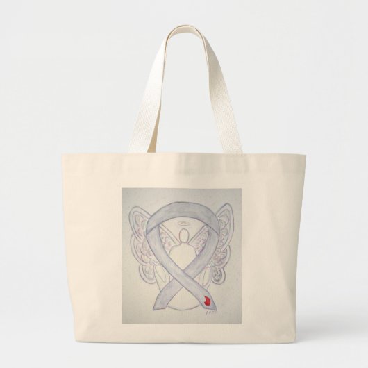 Diabetes Awareness Ribbon Custom Art Canvas tas (Voorkant)