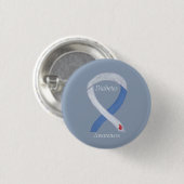 Diabetes Awareness Ribbon Gepersonaliseerd Art Pin Ronde Button 3,2 Cm (Voorkant /achterkant)