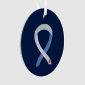 Diabetes Awareness Ribbon IDDM Custom Ornaments Ornament (voorkant)