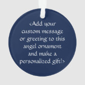 Diabetes Awareness Ribbon IDDM Custom Ornaments Ornament (achterkant)