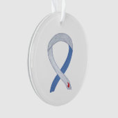 Diabetes Awareness Ribbon IDDM Custom Ornaments Ornament (voorkant)