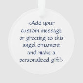 Diabetes Awareness Ribbon IDDM Custom Ornaments Ornament (achterkant)