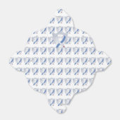 Diabetes Awareness Ribbon IDDM Gift Favor Boxes Bedankdoosjes (Uitgevouwen)