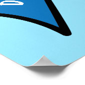 Diabetes Awareness Ribbon Poster (Hoek)