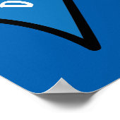 Diabetes Awareness Ribbon Poster (Hoek)