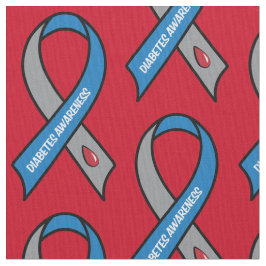 Diabetes Awareness Ribbon Stof