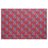 Diabetes Awareness Ribbon Stof (Fat Quarter)
