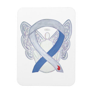 Diabetes Awareness Ribbon Type 1 Angel Art Magnets Magneet