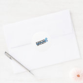 Diabetes Awareness Ronde Sticker (Envelop)