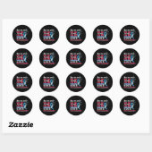 Diabetes Awareness Ronde Sticker (Vel)