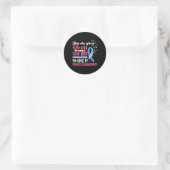 Diabetes Awareness Ronde Sticker (Tas)