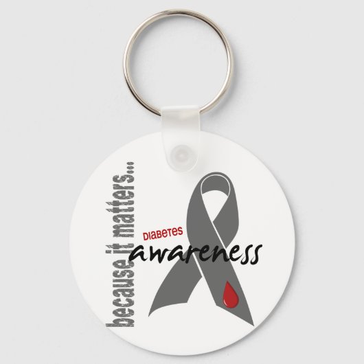 Diabetes Awareness Sleutelhanger (Voorkant)