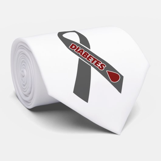 Diabetes Awareness Stropdas (Opgerold)