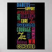 Diabetes Awareness Support Month Walk Poster (Voorkant)