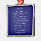 Diabetes Awareness Support Poem Charm Ornaments Metalen Ornament (Links)