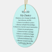 Diabetes Awareness Support Poem Ornament Pendants (Links)