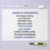 Diabetes Awareness Tissuepapier (Craft)