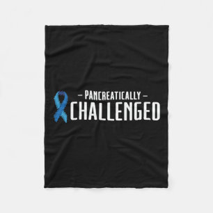 Diabetes Awareness Type 1 2 - Diabetische T1d T2d Fleece Deken