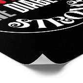 Diabetes Awareness Type One Diabetes Sterke Poster (Hoek)