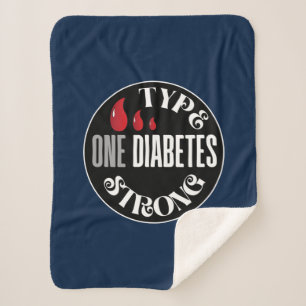 Diabetes Awareness Type One Diabetes Sterke Sherpa Deken