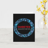 Diabetes Awareness World Diabetes Day Kaart (Gele Bloem)