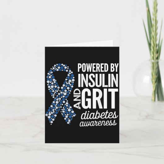 Diabetes Bewustzijn Design 22 Kaart (Voorkant)