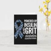 Diabetes Bewustzijn Design 22 Kaart (Gele Bloem)