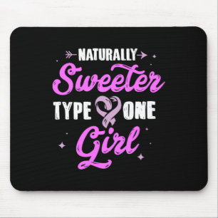 Diabetes Bewustzijn Sweeter Type Een Meisje Gift T Muismat